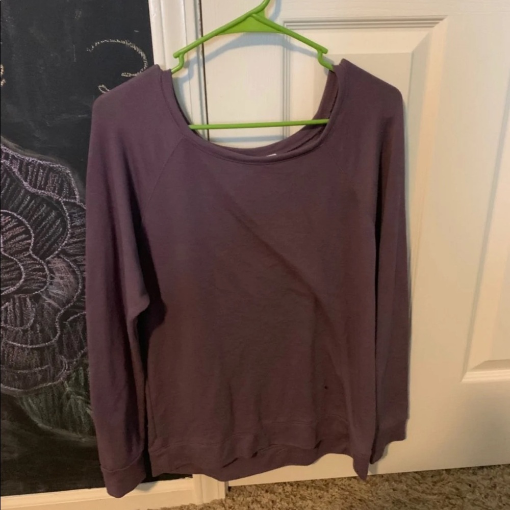 Women’s purple comfy long sleeve t-shirt